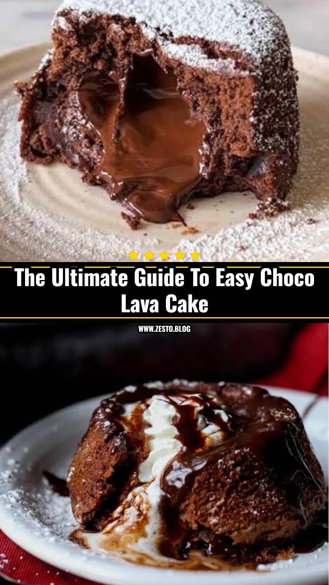 The Best Easy Choco Lava Cake Recipe Ever