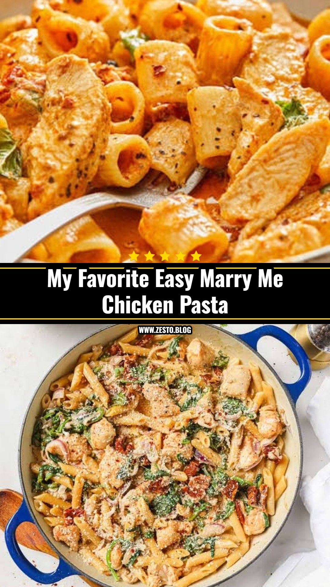 The Best Easy Marry Me Chicken Pasta Recipe