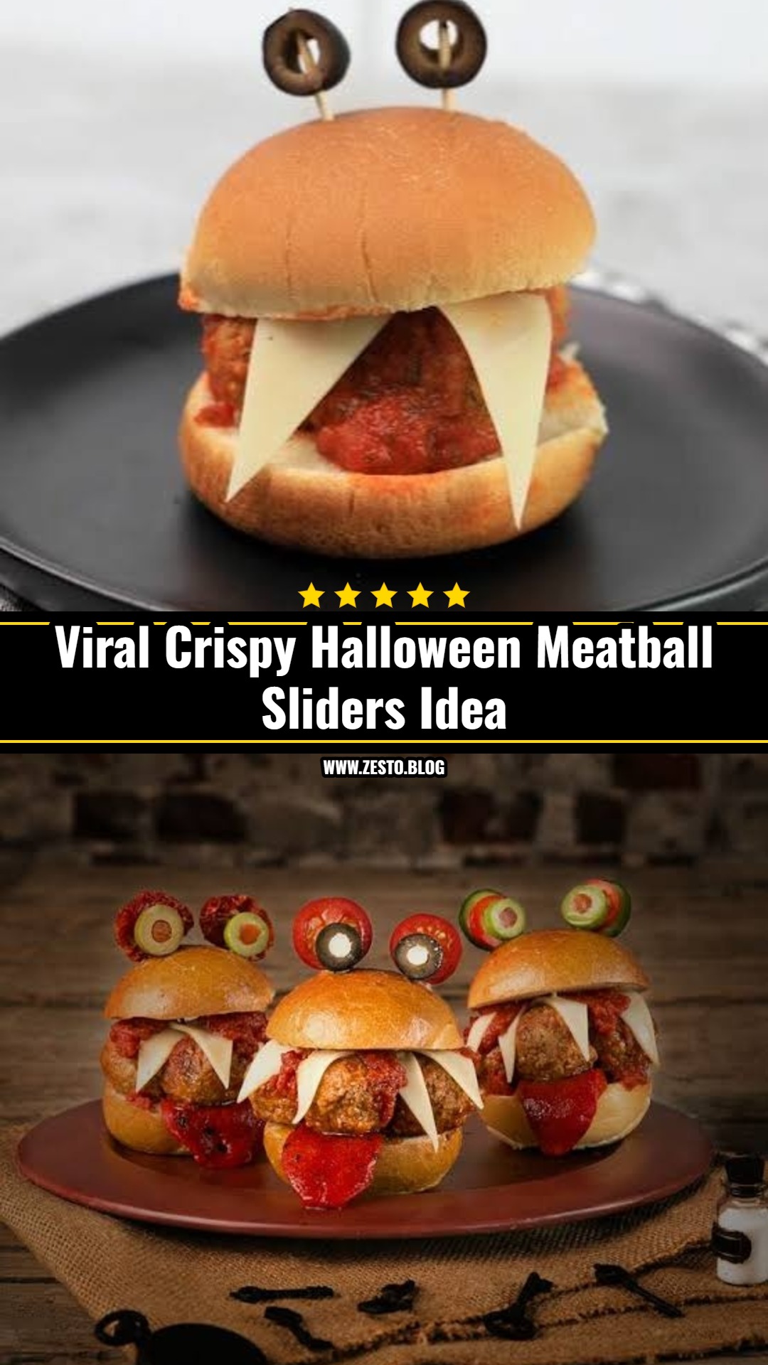 The Best Halloween Meatball Sliders Recipe Ever