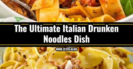 The Best Italian Drunken Noodles Recipe
