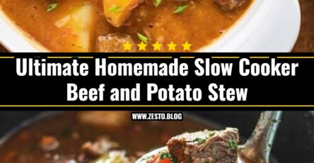 The Best Slow Cooker Beef and Potato Stew Recipe Ever