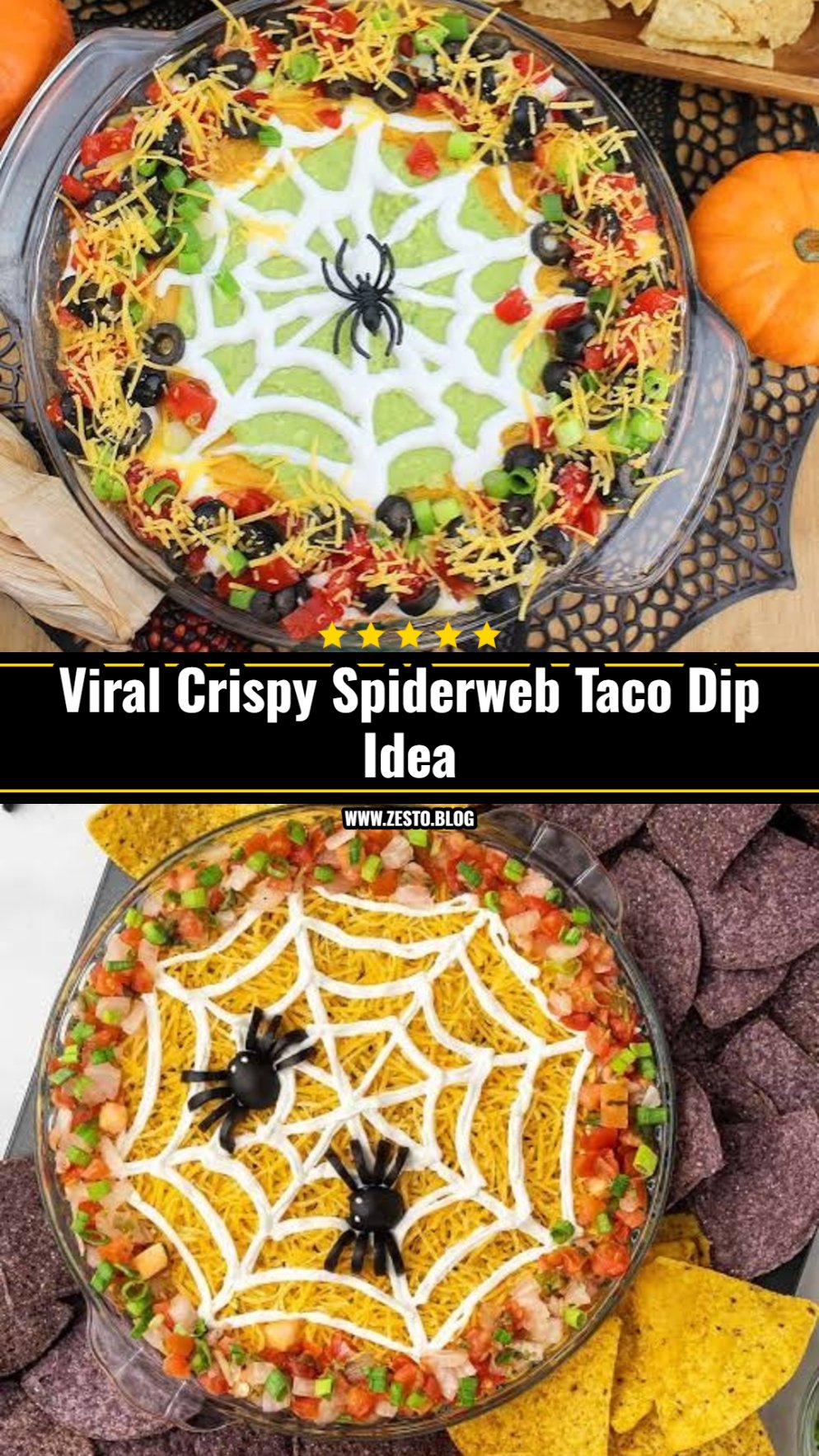 The Best Spiderweb Taco Dip Recipe Ever