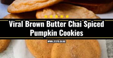 The Ultimate Brown Butter Chai Pumpkin Snickerdoodles