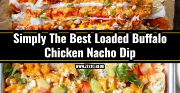 Ultimate Loaded Sheet Pan Buffalo Chicken Nacho Dip