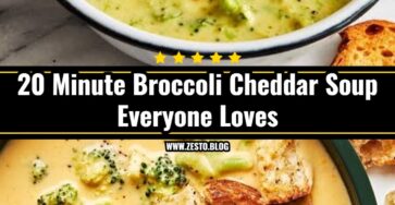 Viral 20 Minute Creamy Broccoli Cheddar Soup Secret