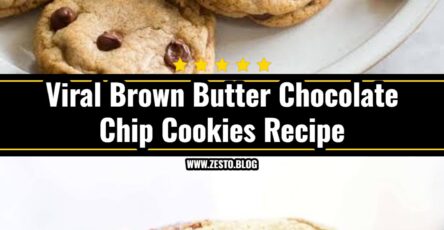 Viral Bakery Style Brown Butter Chocolate Chip Cookies