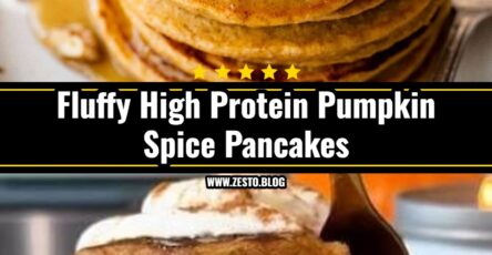 Viral Fluffy High Protein Pumpkin Spice Pancakes