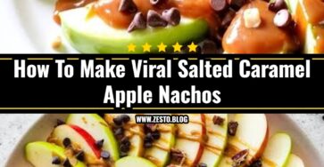 Viral Salted Caramel Apple Nachos With Pecans
